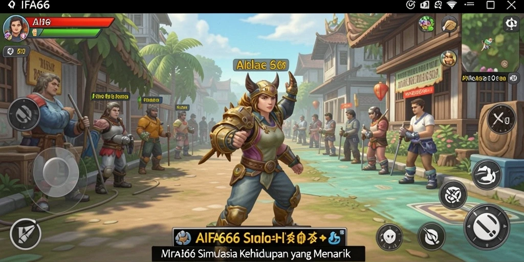 Tangkapan layar AIFA66 menunjukkan gameplay simulasi yang mendebarkan.