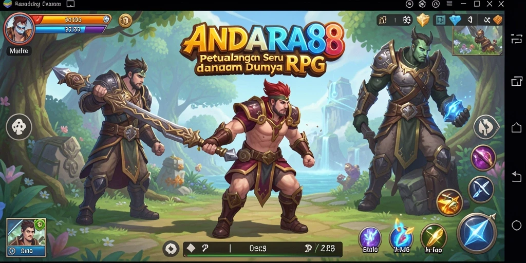 Tangkapan layar gameplay RPG untuk ANDARA88 yang menakjubkan.