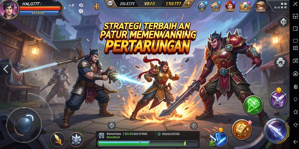 Tampilan gameplay menarik di HALO777, menunjukkan strategi yang mendebarkan.