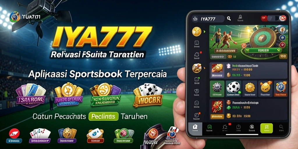 Tampilan utama IYA777 menampilkan berbagai pilihan taruhan olahraga.