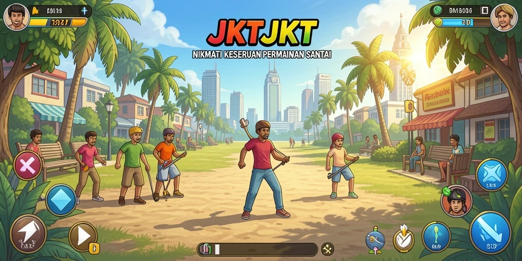 Gameplay menarik dari JKTJKT yang menyajikan berbagai tantangan.
