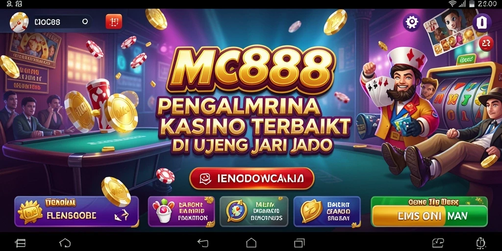 Screenshot gameplay MC888 menampilkan keasyikan permainan Kasino yang mendebarkan.