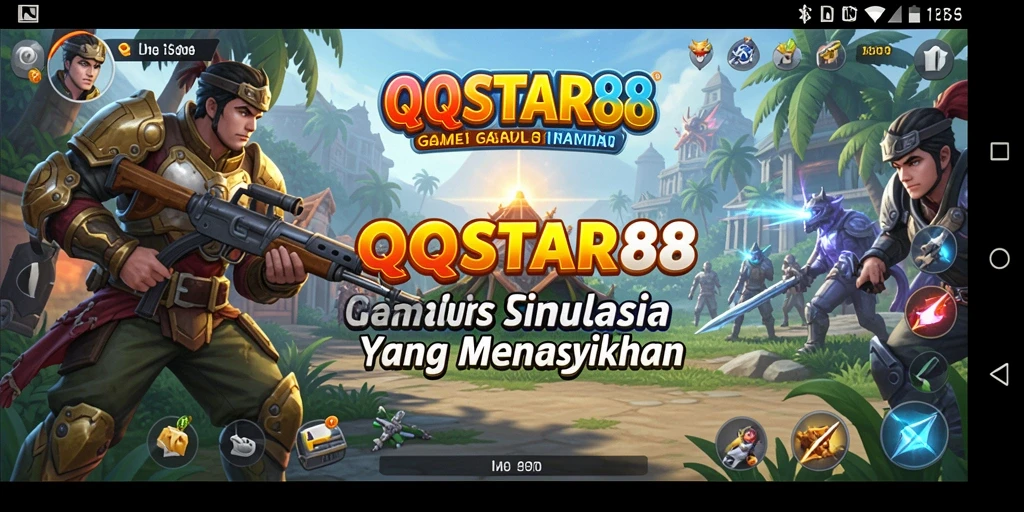 Tampilan gameplay QQSTAR88 menampilkan pengalaman simulasi yang imersif dan interaktif.