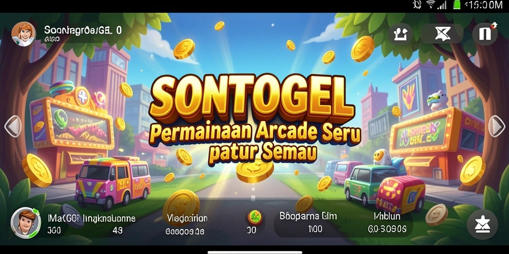 Tampilan gameplay dinamis dan seru dari SONTOGEL.