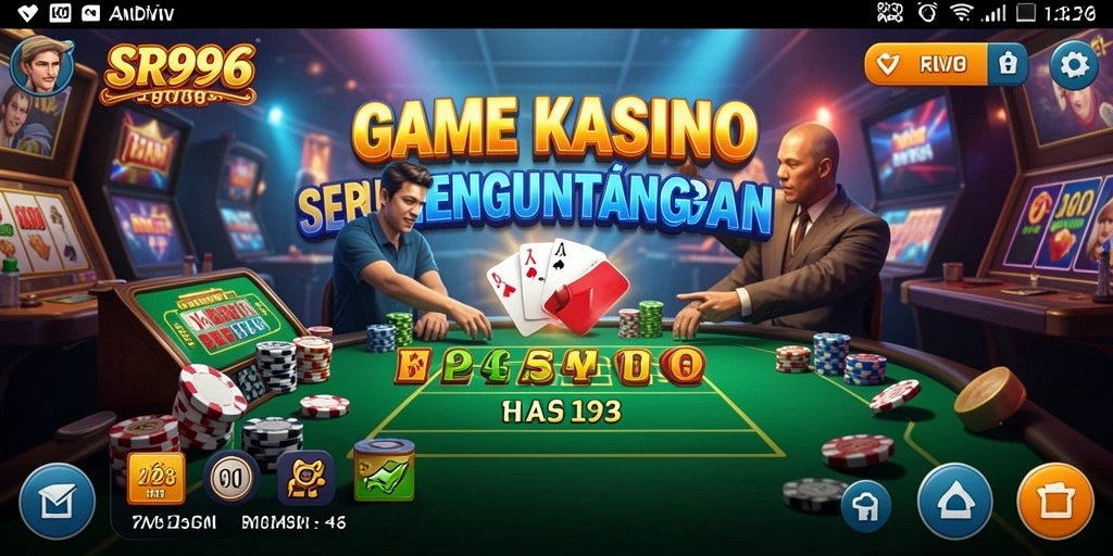 Screenshot SR996 menampilkan gameplay Kasino yang menegangkan dan mengasyikkan.